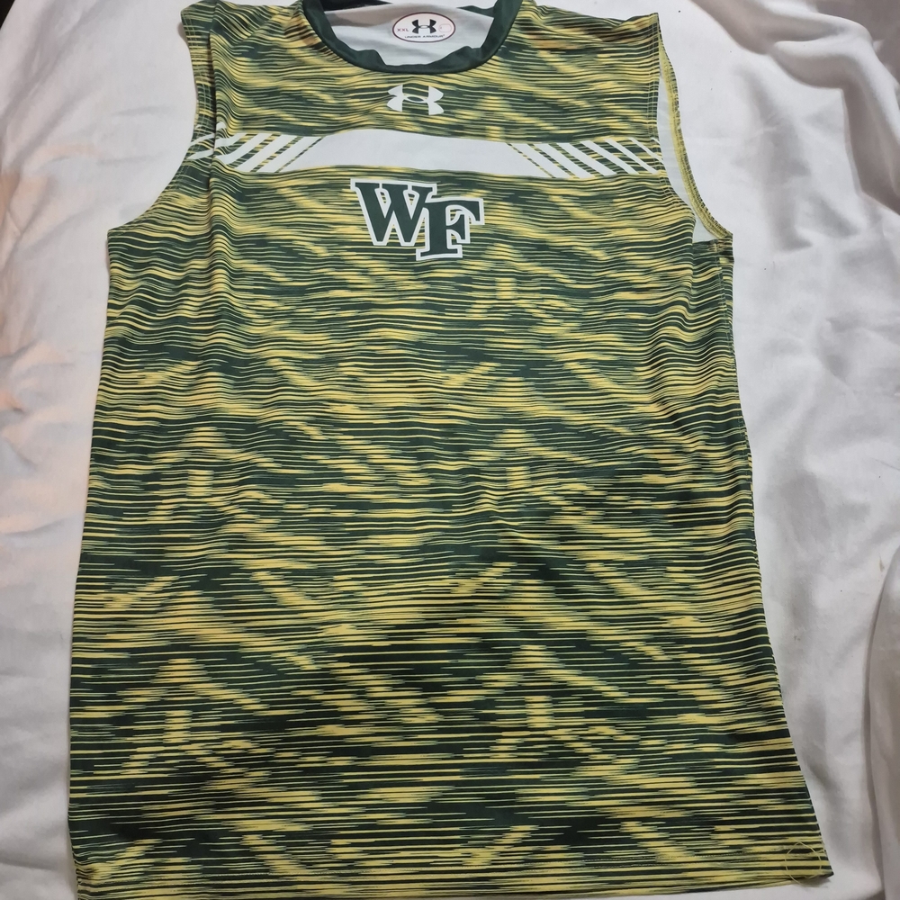 Under Armour Sleeveless Athletic Shirt - Green & Yellow